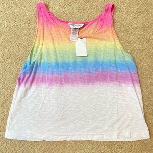 Hard Tail Tank Top (ombre rainbow)